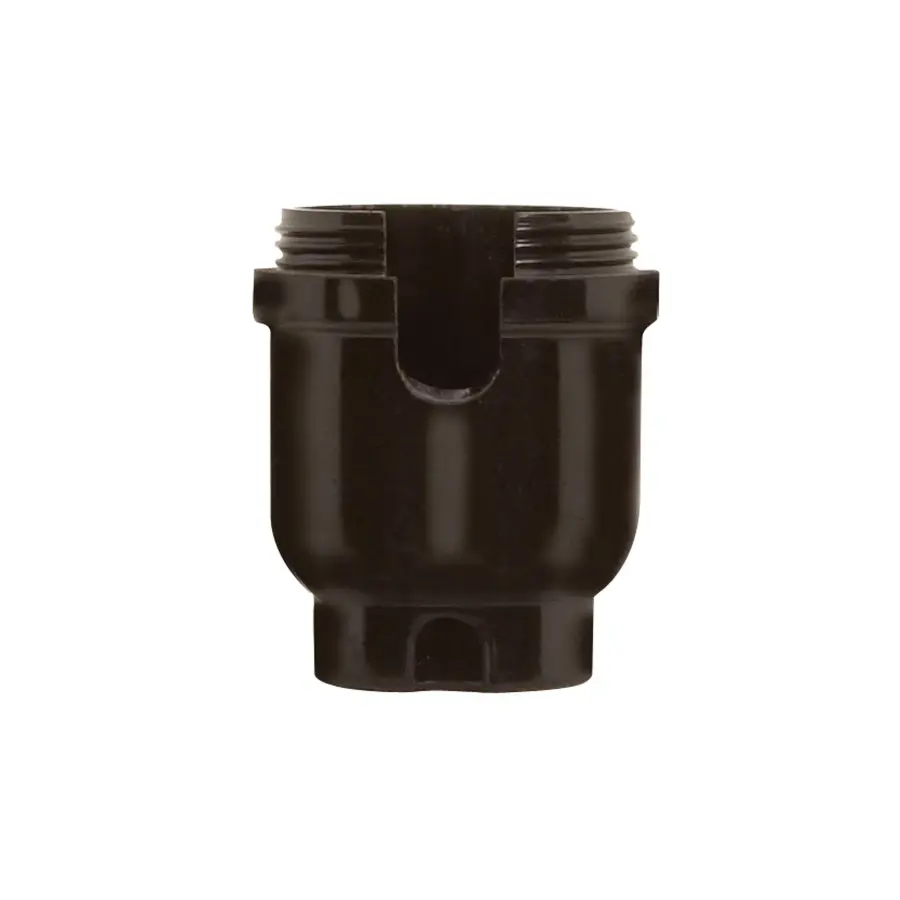 1/4 IP Cap Only - Phenolic - 1/2 Uno Thread - With Metal Bushing - Less Set Screw For Turn Knob And Pull Chain Sockets