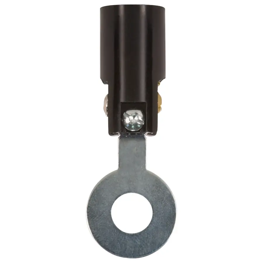 Candelabra Base Phenolic Sockets with Spring Clip