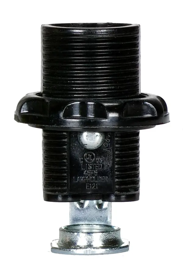 Push-In Terminal - No Paper Liner - 1-5/8" Height - Full Threaded - Single Leg - 1/8 IP - Inside Extrusion - 3/4" Diameter - 75W - 125V