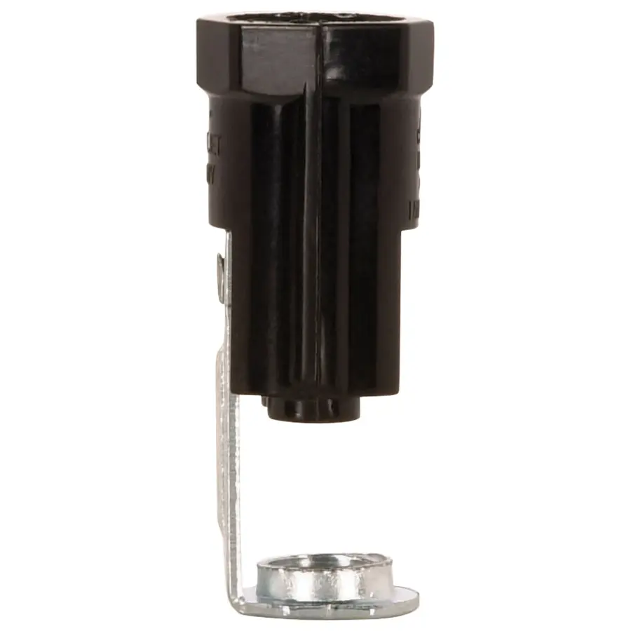 Push-in Terminal - No Paper Liner - 2" Height - Flange Type - Single Leg - 1/8 IP - Inside Extrusion - 3/4" Diameter - 75W - 125V