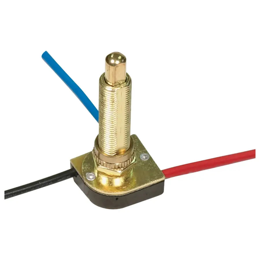 3-Way Metal Push Switch, Metal Bushing, 2 Circuit, 4 Position(L-1, L-2, L1-2, Off). Rated: 6A-125V, 3A-250V