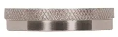 Stamped Solid Brass Uno Ring - Polished Nickel Finish - 1-1/4" Inner Diameter - 1-1/2" Outer Diameter