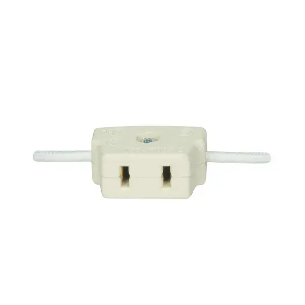 Porcelain Par 46 And 38 Connector - Medium Base HID - 1-3/8" Height - 7/8" Width - 5/8" Diameter