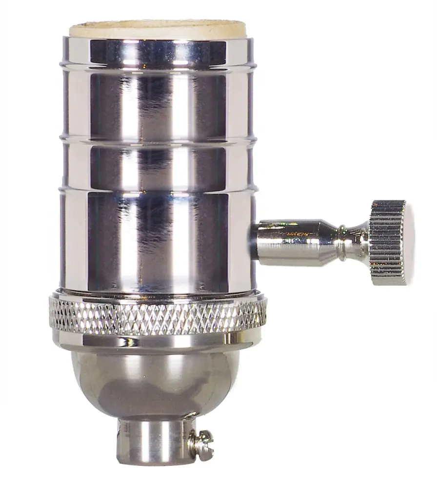 200W Full Range Turn Knob Dimmer Socket