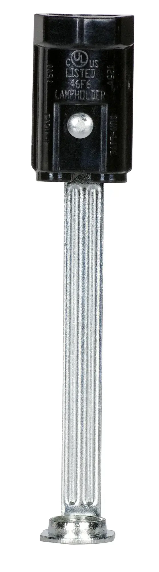 Push-In Terminal - No Paper Liner - 4" Height - Flange Type - Single Leg - 1/8 IP - Inside Extrusion - 3/4" Diameter - 75W - 125V