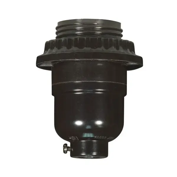 3-Way Turn Knob - Phenolic - Full Uno Thread - 1/8 IP Cap With Metal Bushing - 2-7/8" Height - 1-5/16" Diameter - 250W - 250V