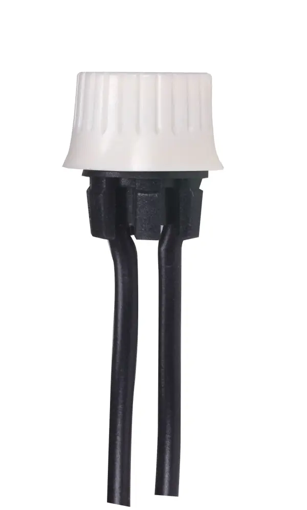 On-Off Phenolic Rotary Switch - Single Circuit - 1A-125V, 3A-125V, 1.5A-250V Rating - Snap Bushing - White Finish