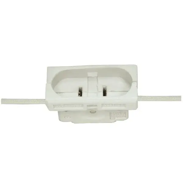 Porcelain Par 56 And 64 Connector - Mogul Base - 2-1/2" Width - 1-1/4" Height - 1-3/8" Diameter - 18" Leads - Unglazed - 1000W - 125V
