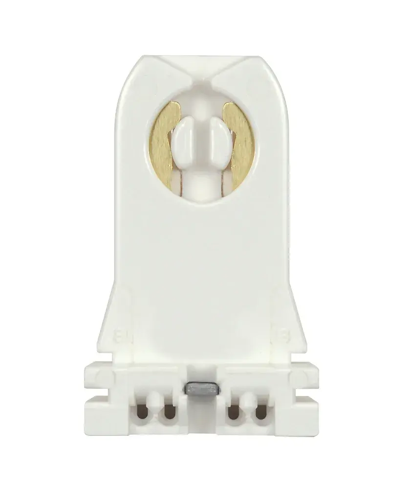 Bi-Pin Lampholder - Tall - T8/T12 Bulbs - Turn-Type - G13 Base With Screw And Nut - Quickwire No. 18GA - 660W - 600V