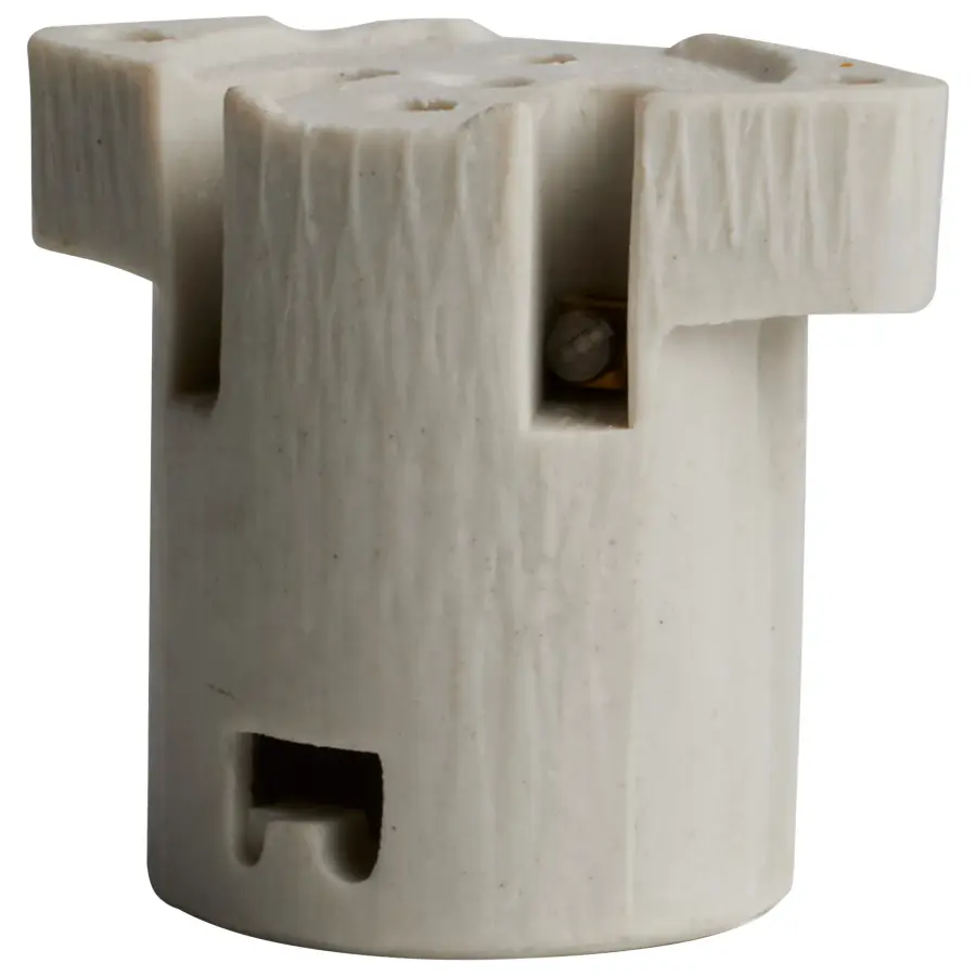 Keyless Low Pressure Sodium Surface Mount Porcelain Socket With Single-End Bayonet Base - 660W - 1000V - Image 3