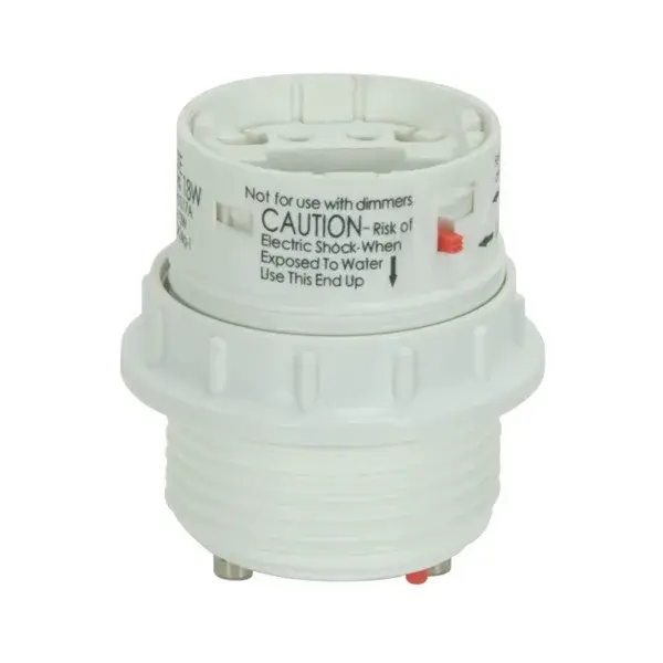 Phenolic w/Uno Ring G24q-2 & GX24q-2 0.23A