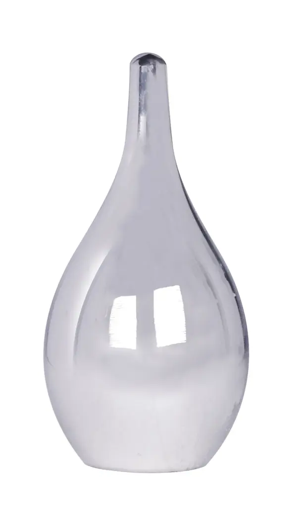Polished Tear Drop Finial - Nickel Finish - 1-1/2" Height - 1/8 IP