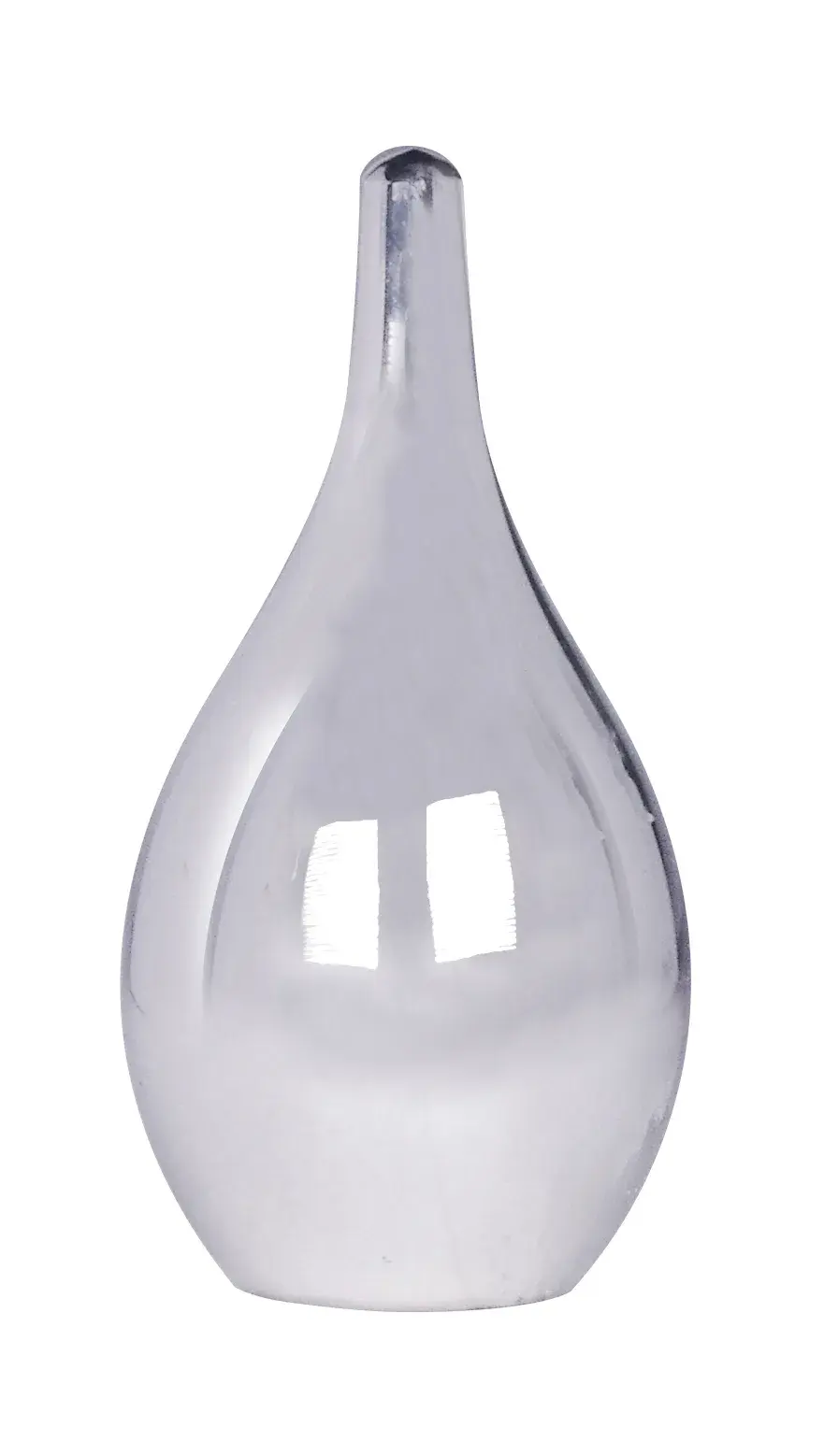 Polished Tear Drop Finial - Nickel Finish - 1-1/2" Height - 1/8 IP