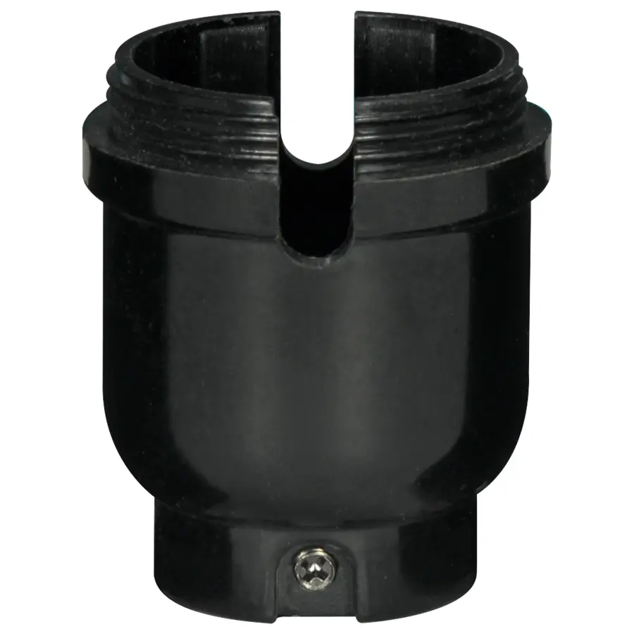 1/4 IP Cap Only - Phenolic - 1/2 Uno Thread - With Metal Bushing - With Set Screw - For Push Thru - Image 1