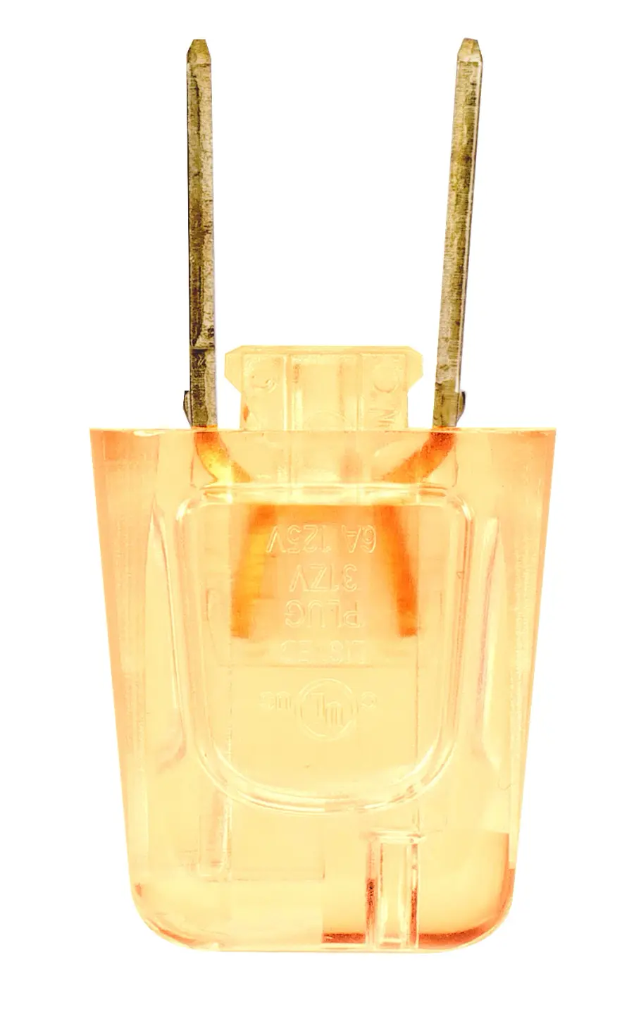 Quick Connect Plug - Gold Finish - Polarized - 18/2-SPT-1 - 6A - 125V