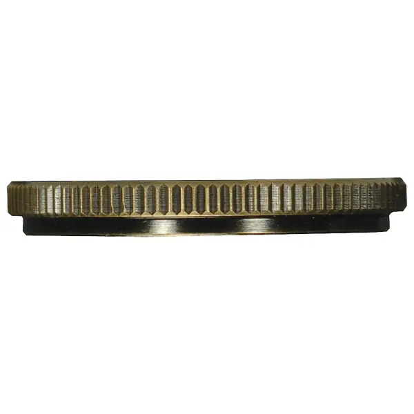 Stamped Solid Brass Uno Ring - 1-1/4" Inner Diameter - 1-1/2" Outer Diameter - Antique Brass Finish