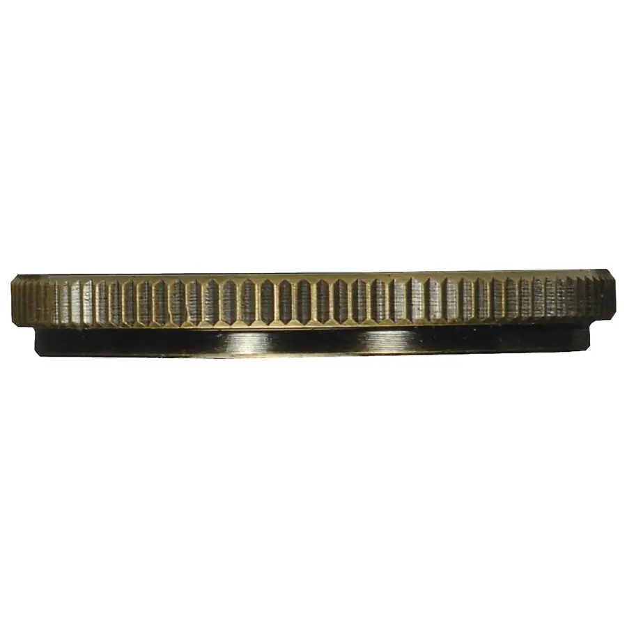 Stamped Solid Brass Uno Ring - 1-1/4" Inner Diameter - 1-1/2" Outer Diameter - Antique Brass Finish