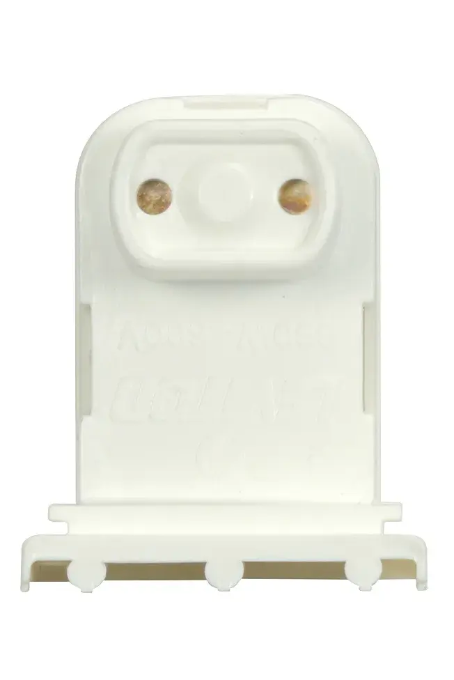Medium Bi-Pin Lampholder - Pedestal Type - G13 Base - Fixed - Slide-On Shallow Base For T8 And T12 Lamps - 600W - 600V
