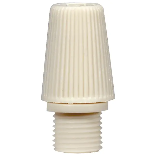 White 1/8 IP Bushing - For 18/2 SVT Wire