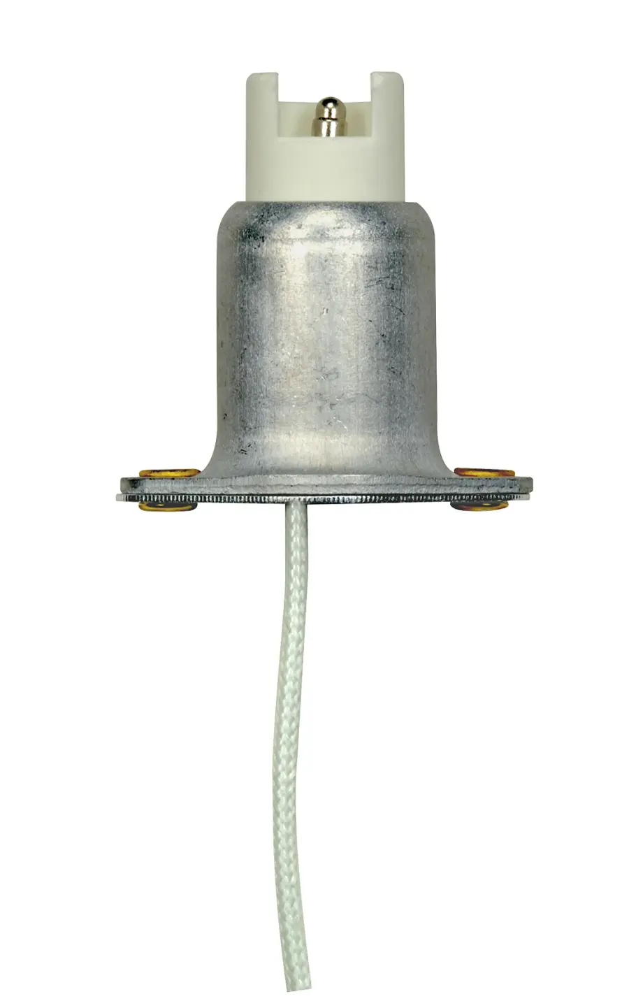 Recessed Contact Lampholder - R75/RX75 Base - Rear Flange Mounting - 18" Wire - 1500W - 600V