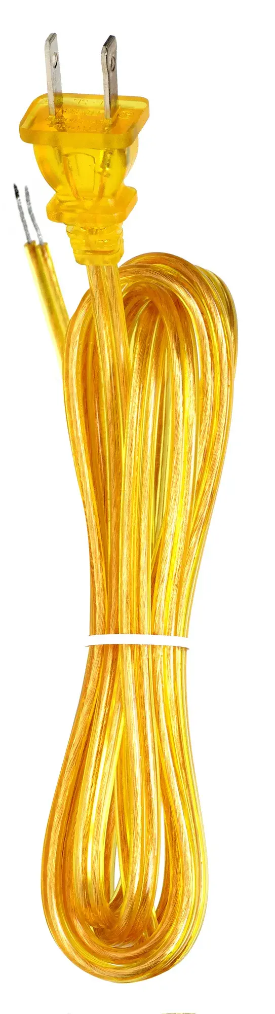 Cord Set - Gold - 8 Foot - With Warning Label