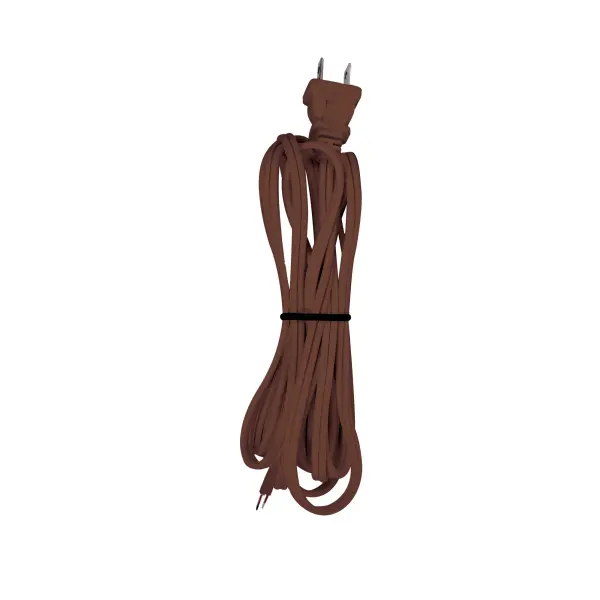 Cord Set - Brown - 12 Foot - With Warning Label
