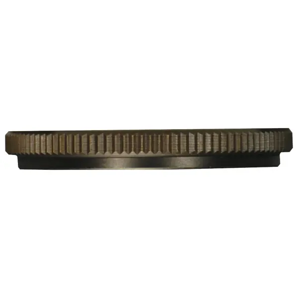 Stamped Solid Brass Uno Ring - Dark Antique Brass Finish - 1-1/4" Inner Diameter - 1-1/2" Outer Diameter