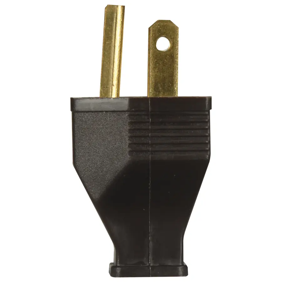 Thermoplastic HD Plug - Brown - 2 Pole - 3 Wire And Ground - 15A - 125V - Image 2
