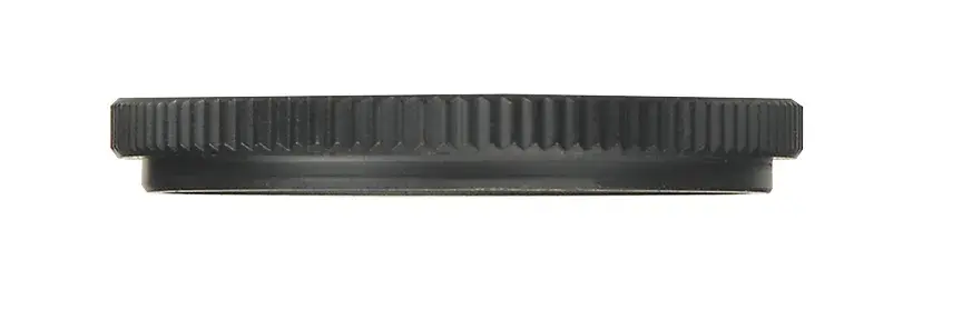 Stamped Solid Brass Uno Ring - Black Finish - 1-1/4" Inner Diameter - 1-1/2" Outer Diameter