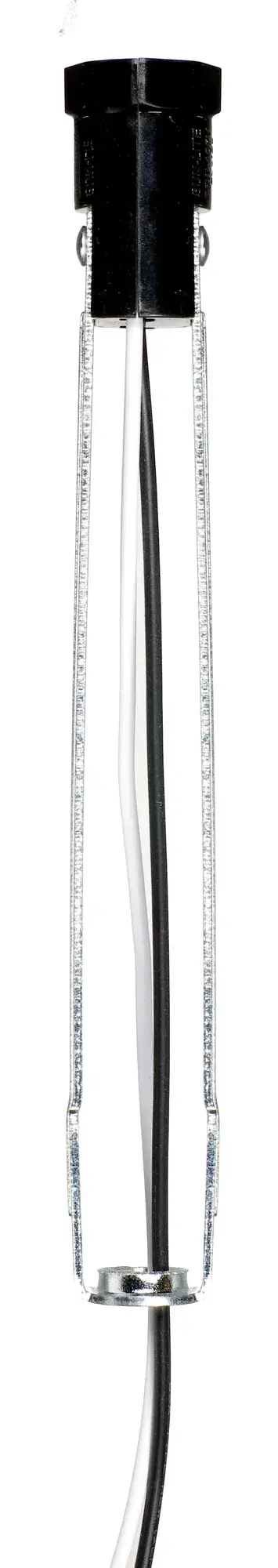 Phenolic Candelabra Base Socket With Wire Leads - 3/4" Diameter - 6" Flange - 26" Leads 105C - 75W - 125V