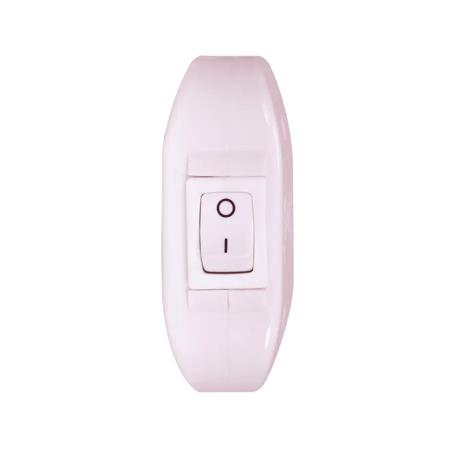 Heavy Duty Feed Thru Switch - White - 6A - 120V