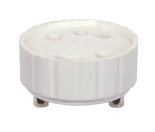 GU24 To GU24 White Extender - 5/8" Overall Extension - 660W - 600V