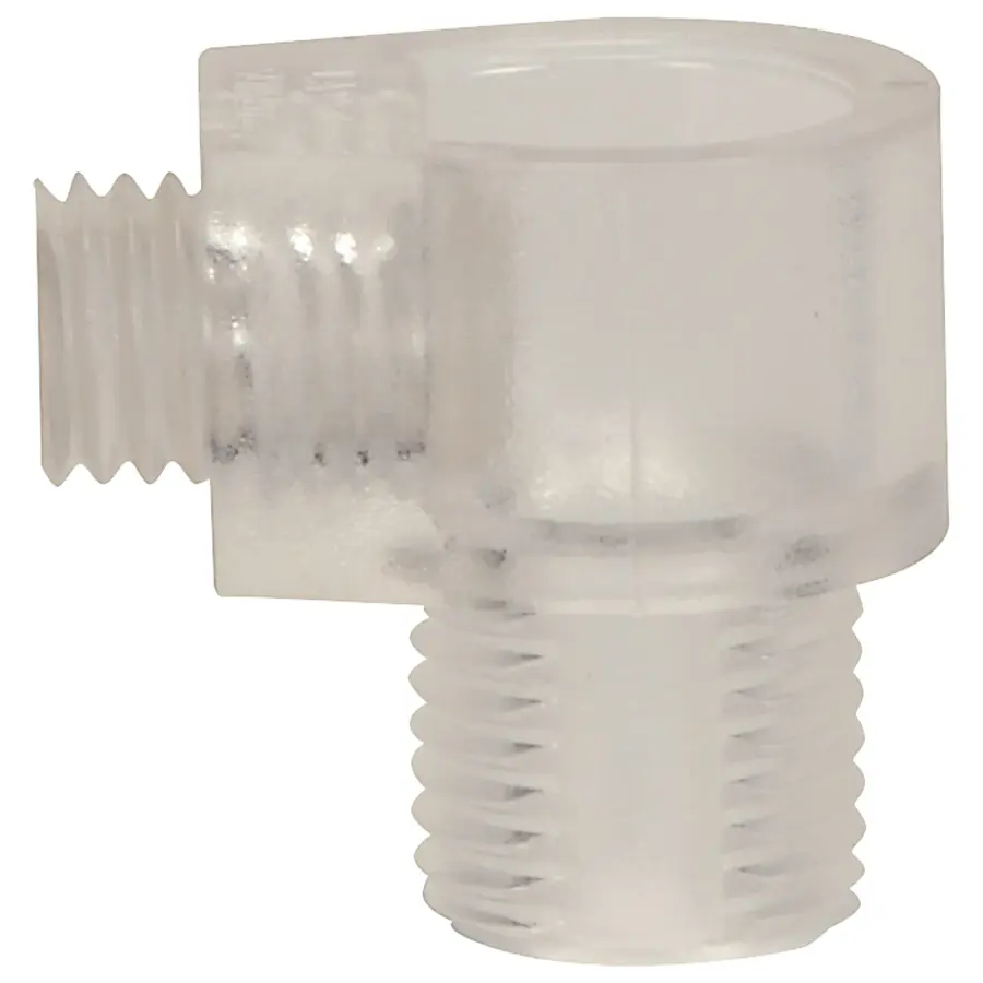 Clear 1/8 IP Strain Relief With Set Screw For 18/2 SVT Wire