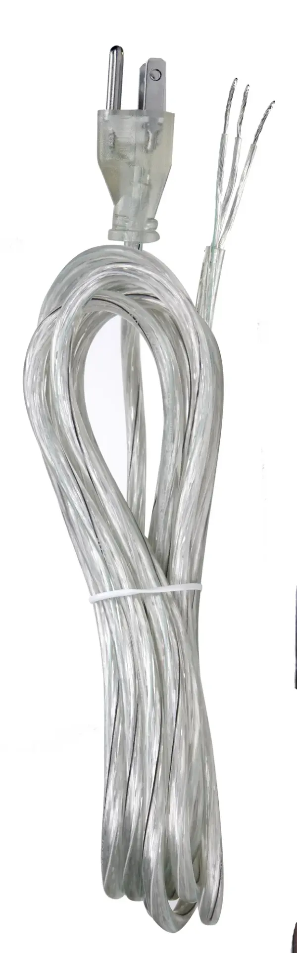 15 Foot Cord - 1250 Watt - Silver Finish - Plug Strip