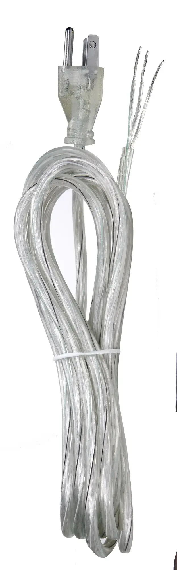 15 Foot Cord - 1250 Watt - Silver Finish - Plug Strip