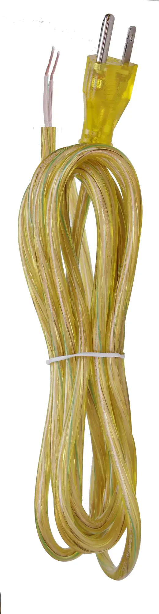 15 Foot Cord - 1250 Watt - Gold Finish - Plug Strip