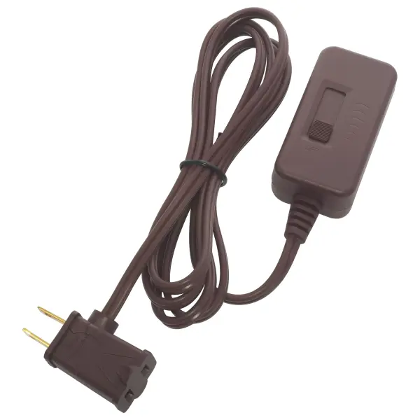 Full Range LED Dimmer with 6 ft. Cord Set - Brown Finish