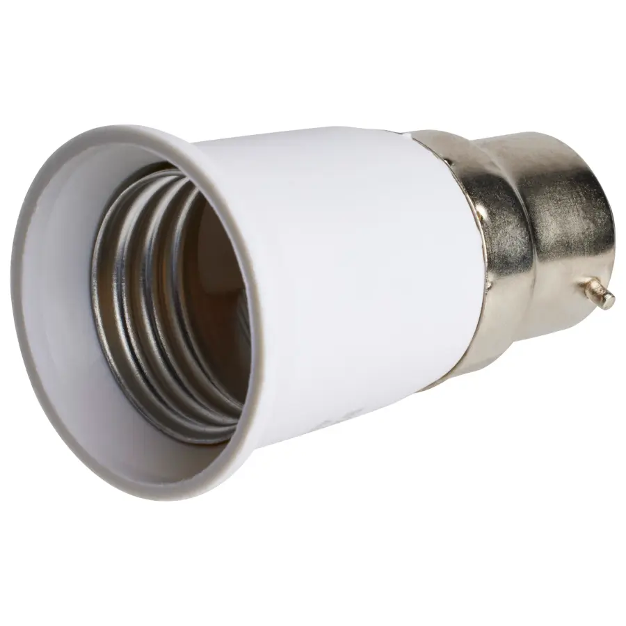European Medium E27 to European Bayonet B22d Extender Socket - Image 1