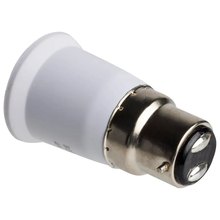 European Medium E27 to European Bayonet B22d Extender Socket - Image 2
