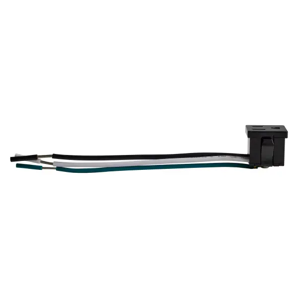 6 inch black and white 14 gauge leads and 6 inch 16 gauge green ground lead - Image 3