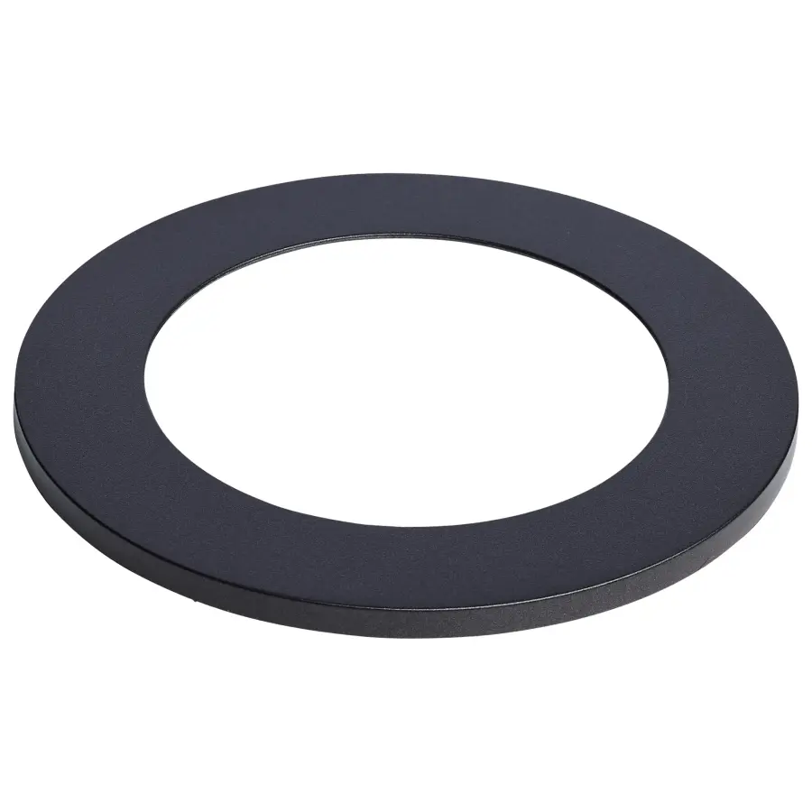 Flat Wafer Downlight Retrofit Trim - 4 Inch - Matte Bronze Finish