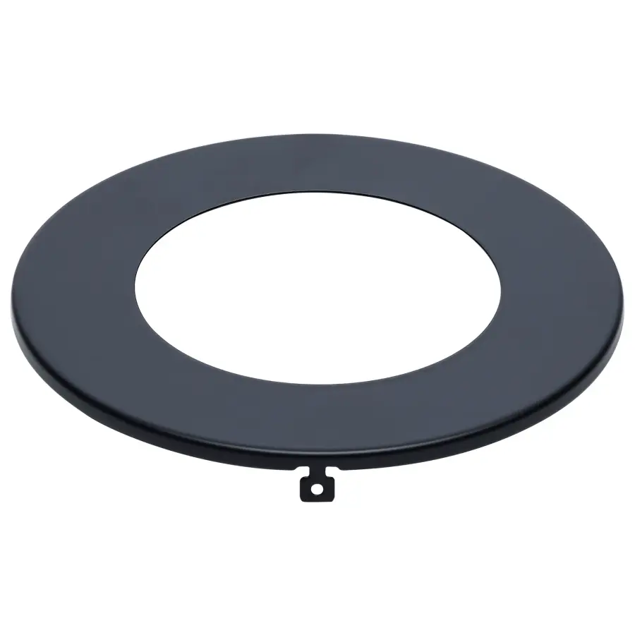 Starfish - Flat Wafer Downlight Trim - 4 Inch - Round - Black Finish - Image 1