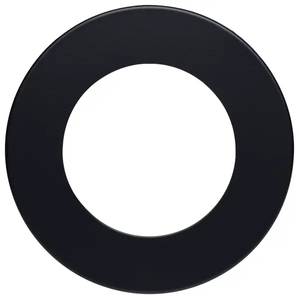 Starfish - Flat Wafer Downlight Trim - 4 Inch - Round - Black Finish - alternate view