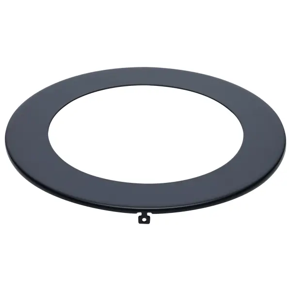 Starfish - Flat Wafer Downlight Trim - 6 Inch - Round - Black Finish