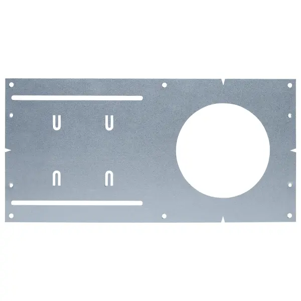 4-Inch Asymmetric New Construction Recessed Downlight Mounting Plate - Flat - alternate view