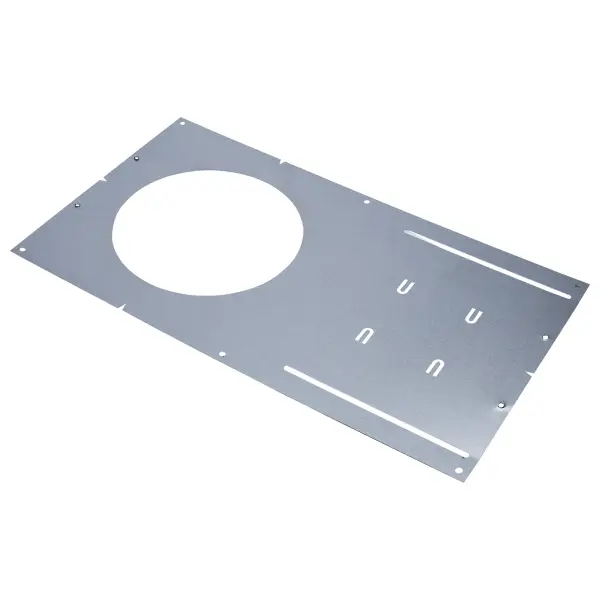 6-Inch Asymmetric New Construction Recessed Downlight Mounting Plate - Flat