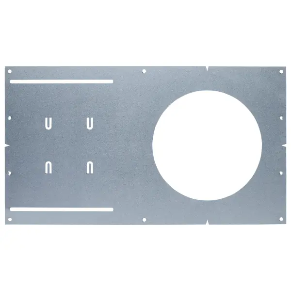 6-Inch Asymmetric New Construction Recessed Downlight Mounting Plate - Flat - alternate view