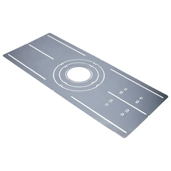 Universal New Construction Recessed Downlight Mounting Plate - Flat - 3.5-Inch - 4-Inch - 6-Inch - 8-Inch