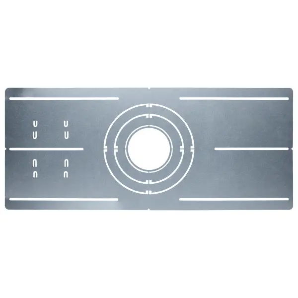 Universal New Construction Recessed Downlight Mounting Plate - Flat - 3.5-Inch - 4-Inch - 6-Inch - 8-Inch - alternate view