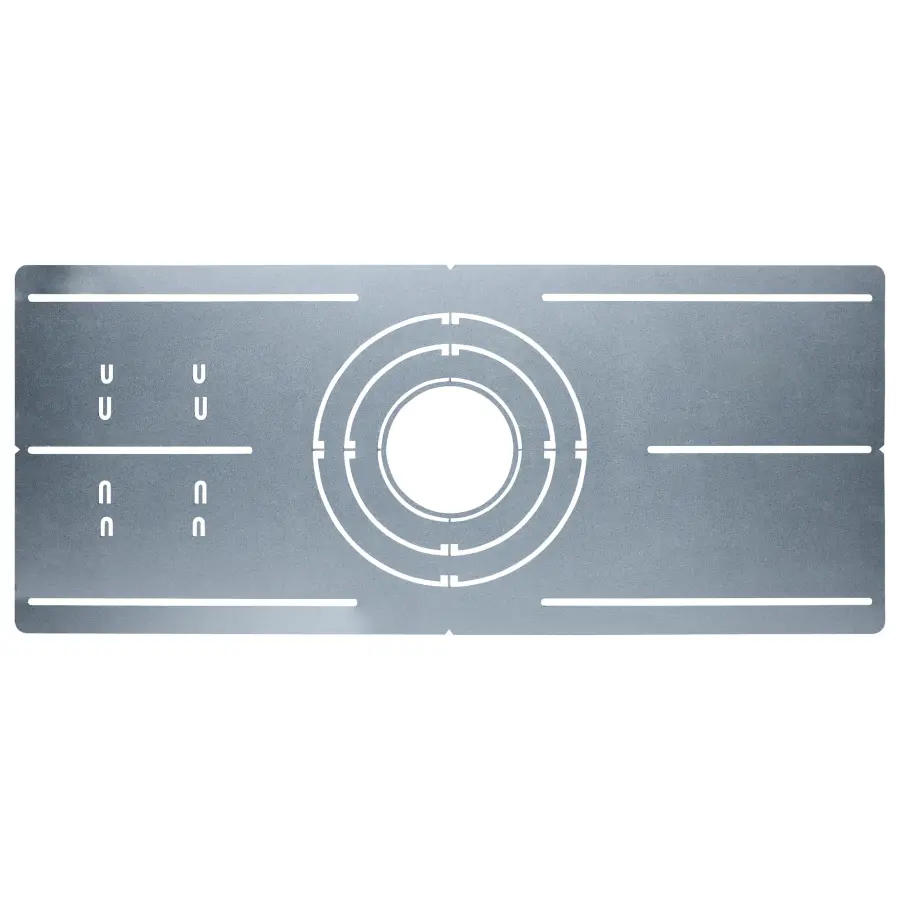 Universal New Construction Recessed Downlight Mounting Plate - Flat - 3.5-Inch - 4-Inch - 6-Inch - 8-Inch - Image 2
